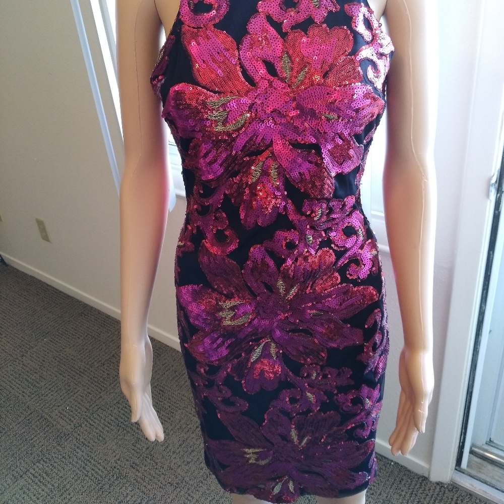 Cache sequin dress